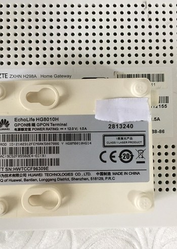 ZTE Fiber Modem ve Huawei Gpon ONT Cihazı - Görsel 4