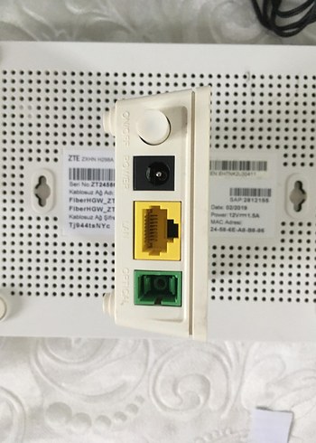 ZTE Fiber Modem ve Huawei Gpon ONT Cihazı - Görsel 3