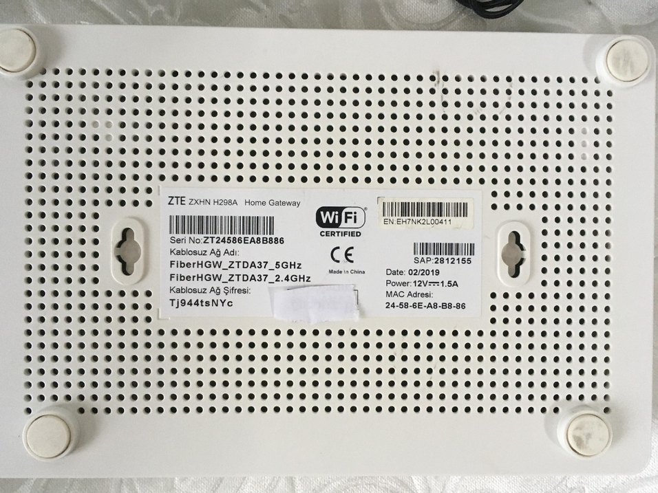 ZTE Fiber Modem ve Huawei Gpon ONT Cihazı - Görsel 5