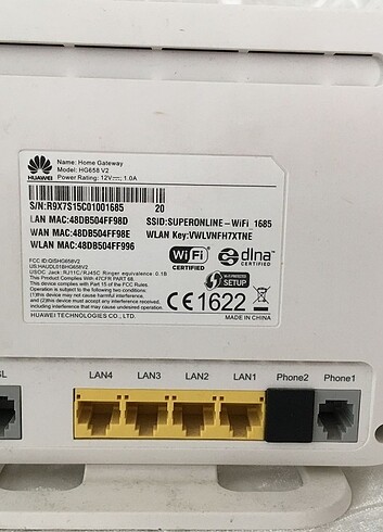  Beden Huawei HG658 V2 VDSL Modem ADSL Modem