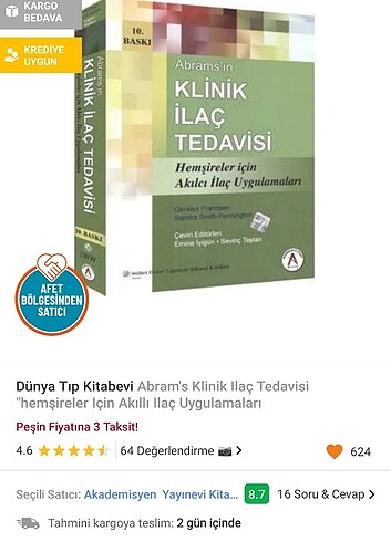  Beden Renk Abrams 'ın klinik ilaç tedavisi kitabı 