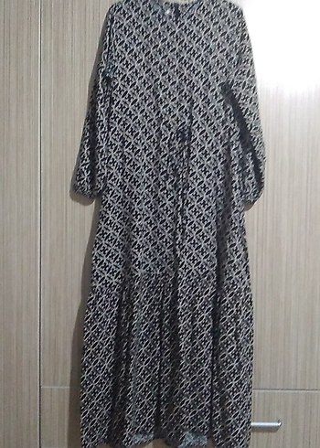 Uzun Kollu Piliseli Elbise - Görsel 5