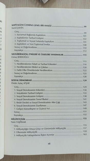Beden Renk Çağdaş siyasal akımlar