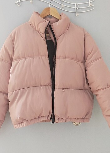 H&M Pembe Pofuduk Ceket