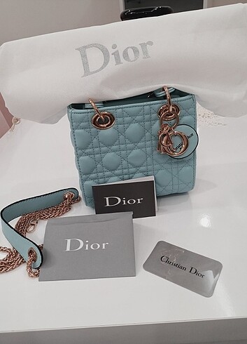 Christian Dior mini lady Dior deri çanta 
