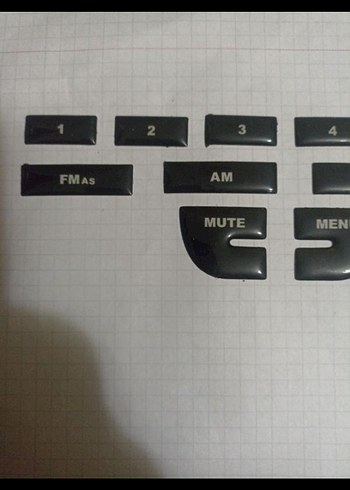 linea punto teyp tuş stickerleri - Görsel 2