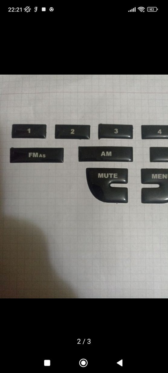 linea punto teyp tuş stickerleri - Görsel 2