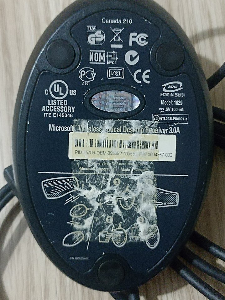 Microsoft wireless optical desktop receiver - Görsel 4