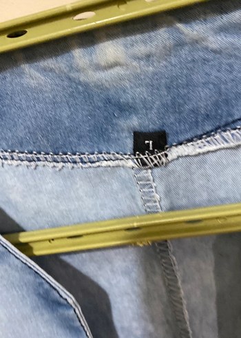 Diğer Düğmeli Kısa Kollu Mavi Denim Ceket