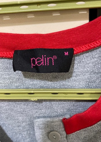 Diğer Gri Uzun Kollu Midi Kadın Pijama Elbisesi