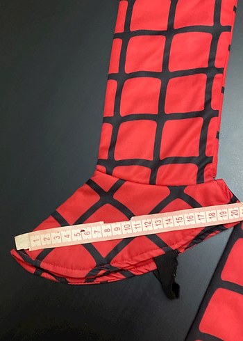 Kareli Kırmızı Erkek Spierderman Kostüm Çizmesi - Görsel 5