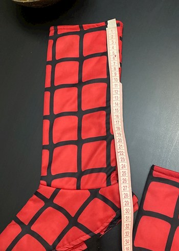 Kareli Kırmızı Erkek Spierderman Kostüm Çizmesi - Görsel 4