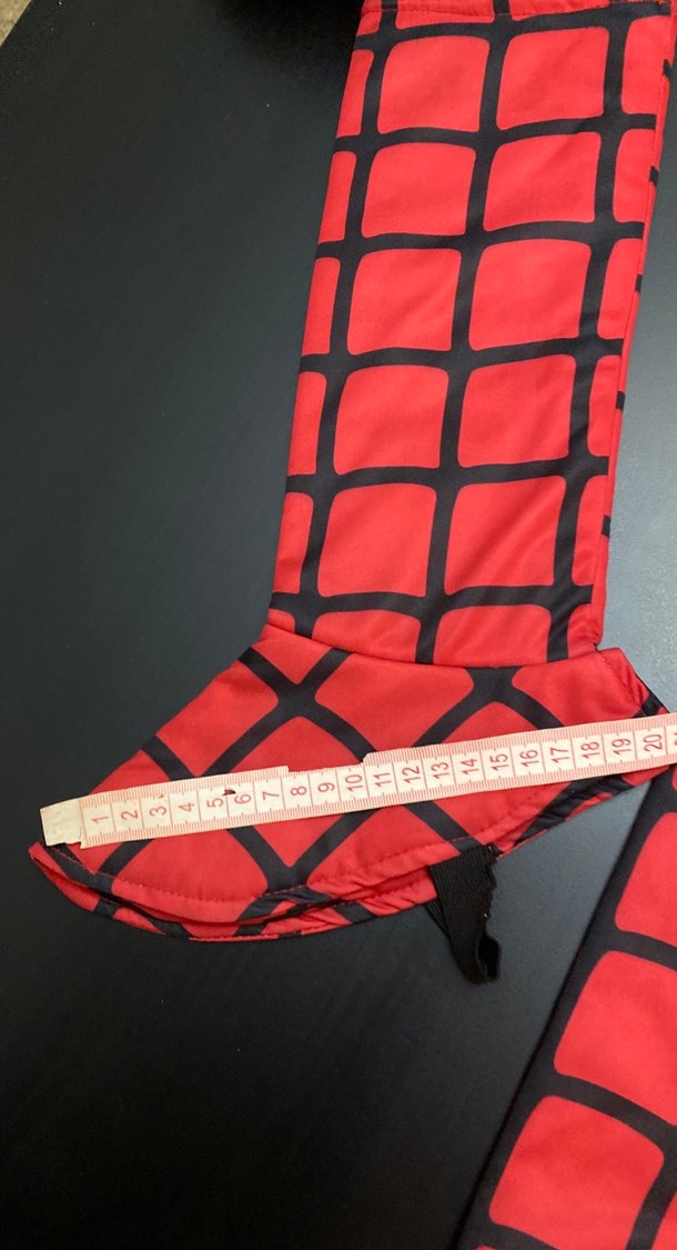 Kareli Kırmızı Erkek Spierderman Kostüm Çizmesi - Görsel 5