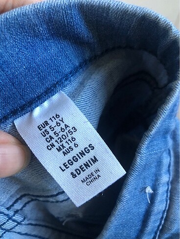 6 Yaş Beden 4 parça LCW kot pantolon