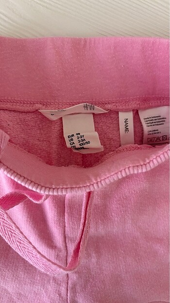 18-24 Ay Beden pembe Renk H&M eşofman altın