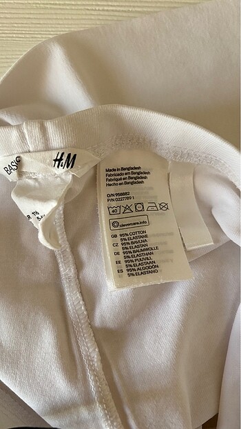 5 Yaş Beden beyaz Renk H&M tayt