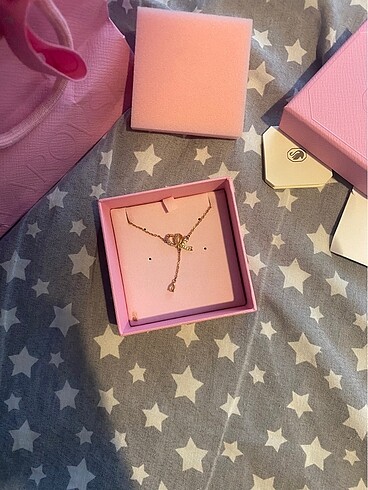  Beden pembe Renk Swarovski y kolye