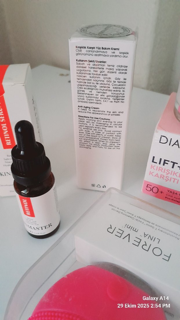 sifir marka kırışıklık seti retinol seti - Görsel 5