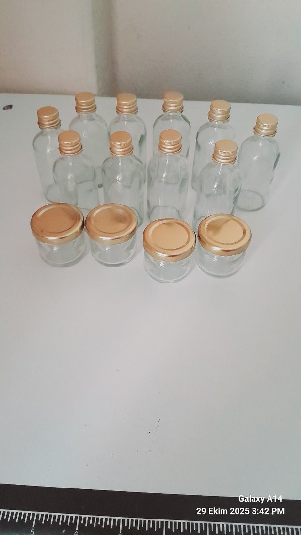 Bej Bebek Şişesi ve Kavanoz Seti - Görsel 2