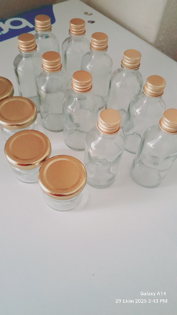 Bej Bebek Şişesi ve Kavanoz Seti - Görsel 4