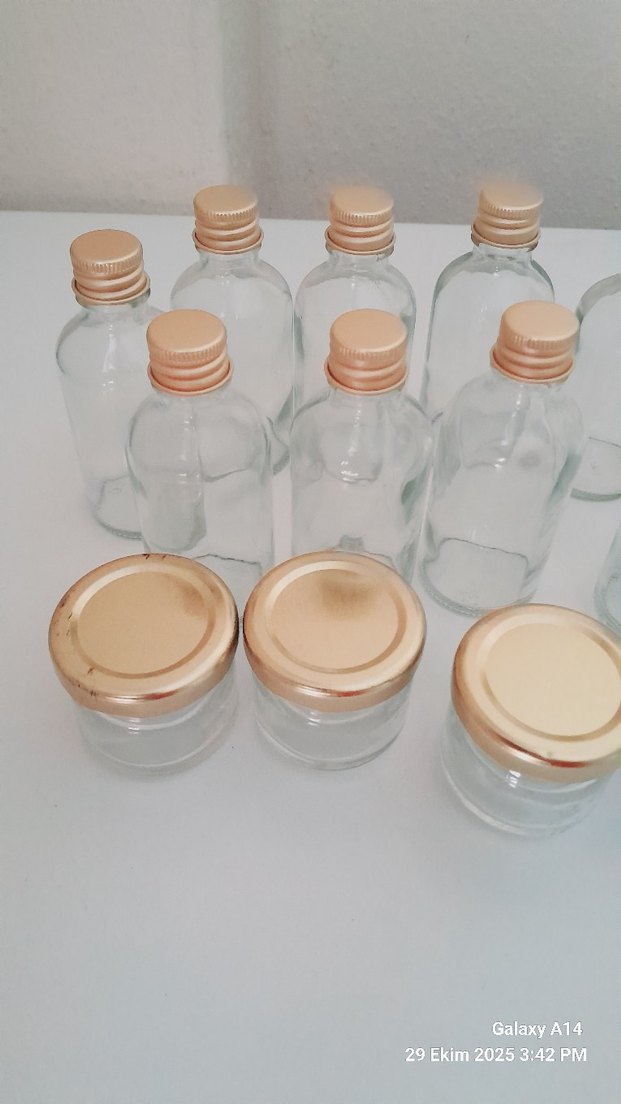 Bej Bebek Şişesi ve Kavanoz Seti - Görsel 3