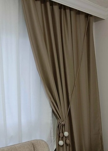 2 kanat Fon perde - Görsel 2