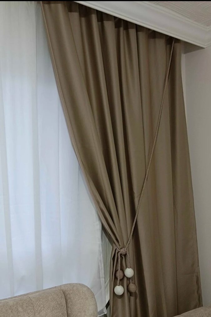 2 kanat Fon perde - Görsel 2