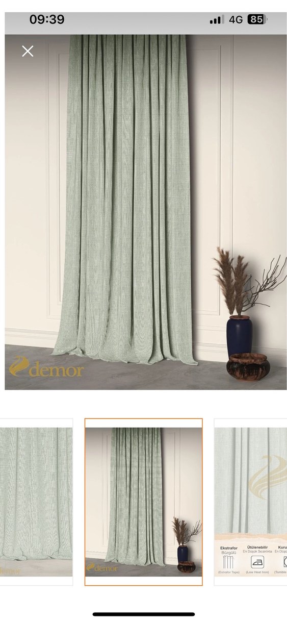 İki kanat fon perde - Görsel 3