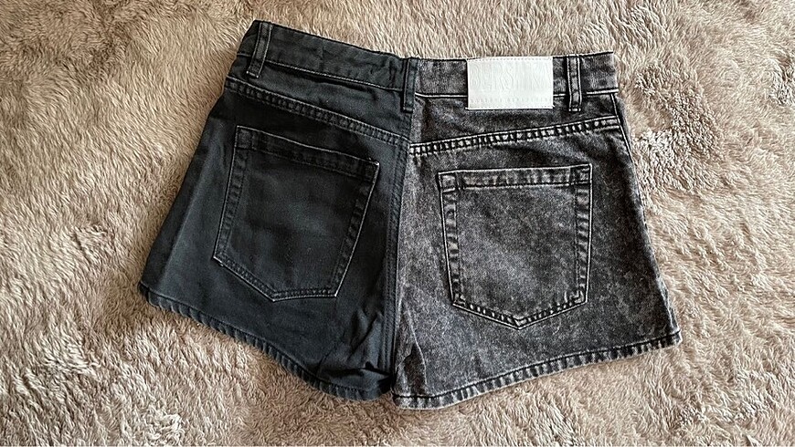 Bershka Bershka Siyah Mini Şort