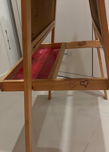 Çift Taraflı Ahşap Çocuk Yazı Tahtası - Görsel 5