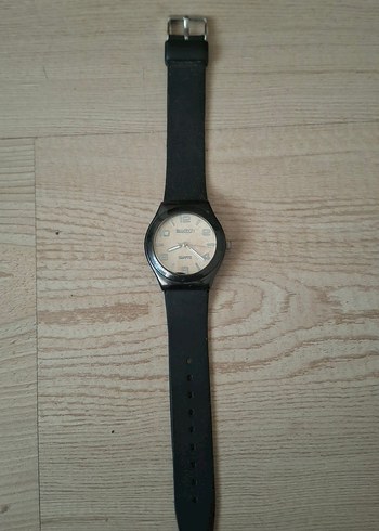Siyah Minimalist Kadın Saati.ORJINAL SWATCH DEGILDIR PİLİ YOKTUR - Görsel 5