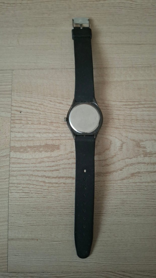 Siyah Minimalist Kadın Saati.ORJINAL SWATCH DEGILDIR PİLİ YOKTUR - Görsel 4