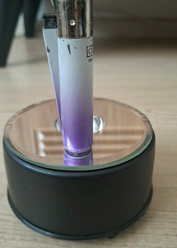 Parlak Mor Clipper Yeniden Kullanılabilir Çakmak - Görsel 5