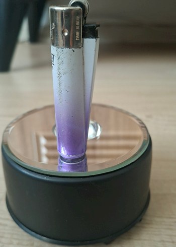 Parlak Mor Clipper Yeniden Kullanılabilir Çakmak - Görsel 3