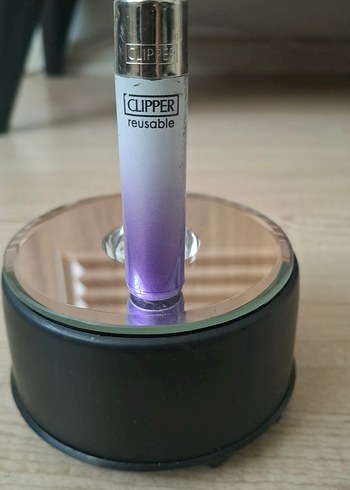 Parlak Mor Clipper Yeniden Kullanılabilir Çakmak - Görsel 6
