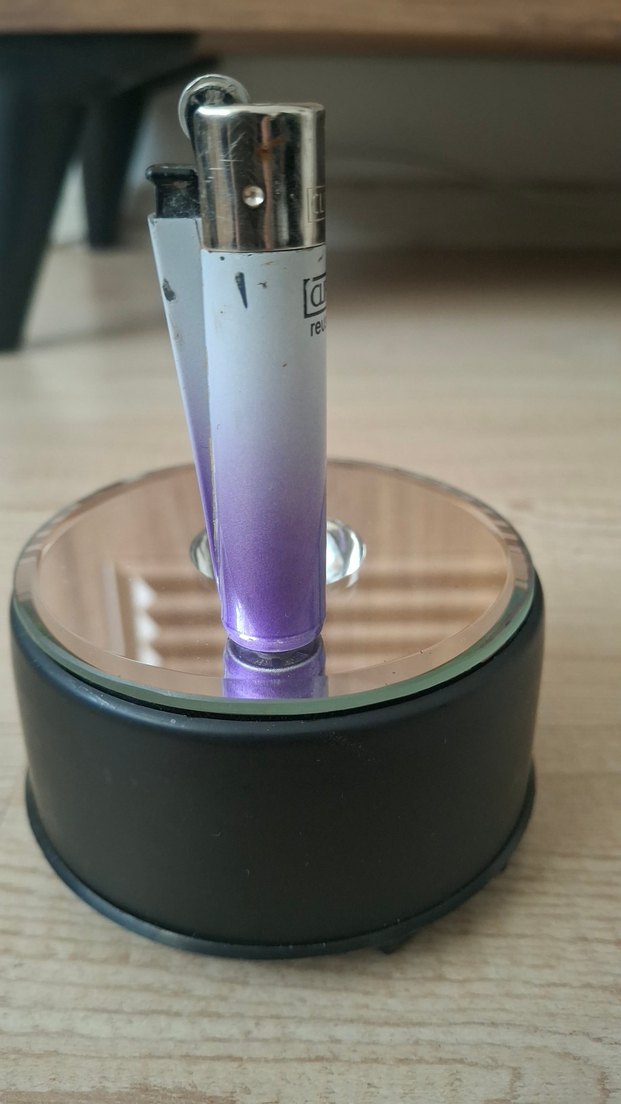 Parlak Mor Clipper Yeniden Kullanılabilir Çakmak - Görsel 5