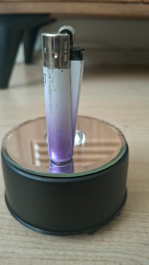 Parlak Mor Clipper Yeniden Kullanılabilir Çakmak - Görsel 3