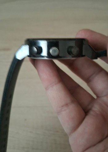 Siyah Minimalist Biker Erkek Kol Saati.PİLİ YOKTUR - Görsel 5