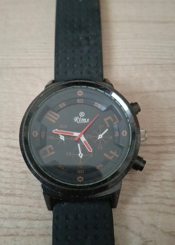 Siyah Minimalist Biker Erkek Kol Saati.PİLİ YOKTUR - Görsel 2