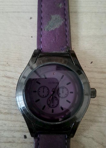 MOR RENK BAYAN KOL SAATİ.PİLİ YOKTUR - Görsel 6