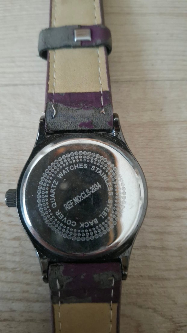 MOR RENK BAYAN KOL SAATİ.PİLİ YOKTUR - Görsel 5