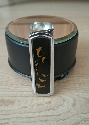 Altın Renkli Yunus Desenli Çakmak - Görsel 7