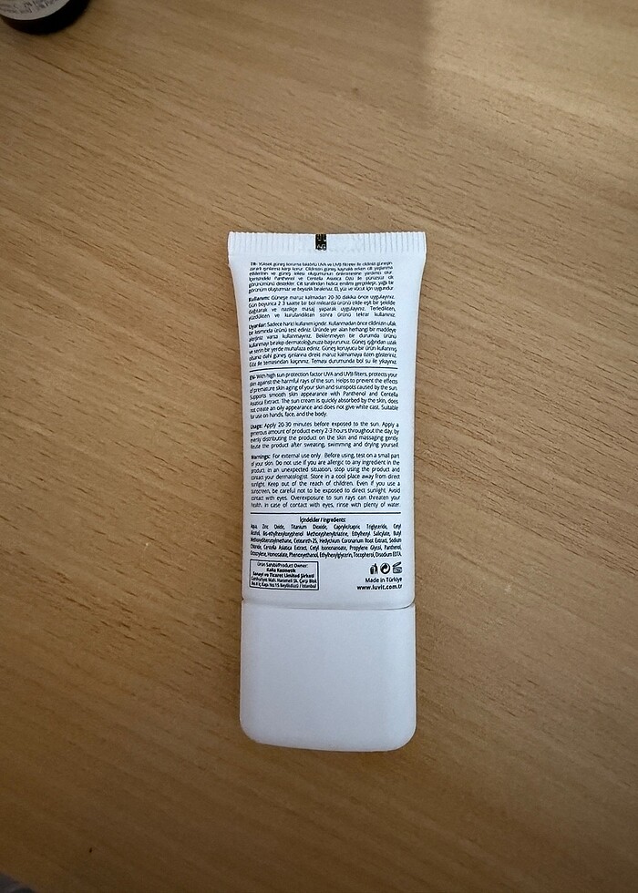 Luv it güneş kremi hibrit - Görsel 2