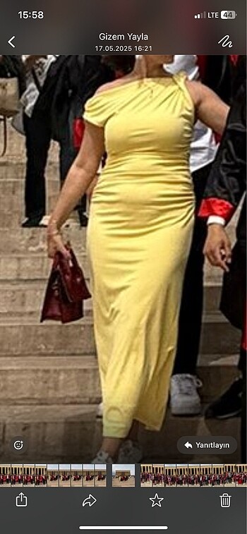 36 Beden zara butter yelow