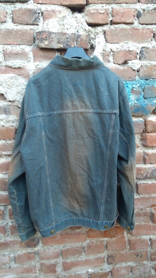 xl Beden çeşitli Renk vintage kot ceket
