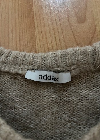 Bej Kadın Örgü Triko crop- Standart beden - Görsel 2