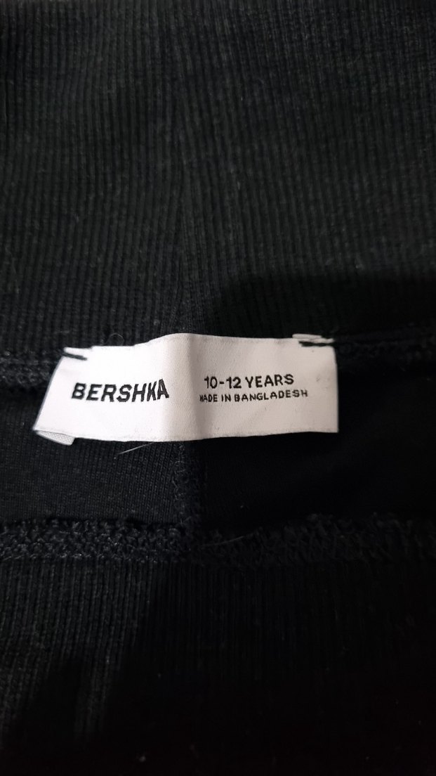 Bershka Siyah İspanyol Paça Kadın Pantolon - Görsel 2
