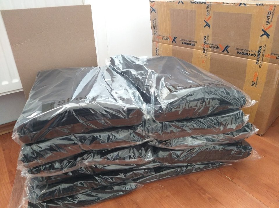 Siyah Unisex oversize tisort - Görsel 3