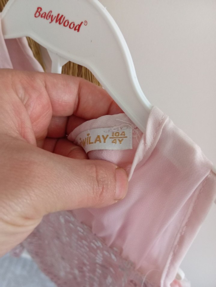 Pembe Kız Çocuk Pul Detaylı üst - Görsel 4