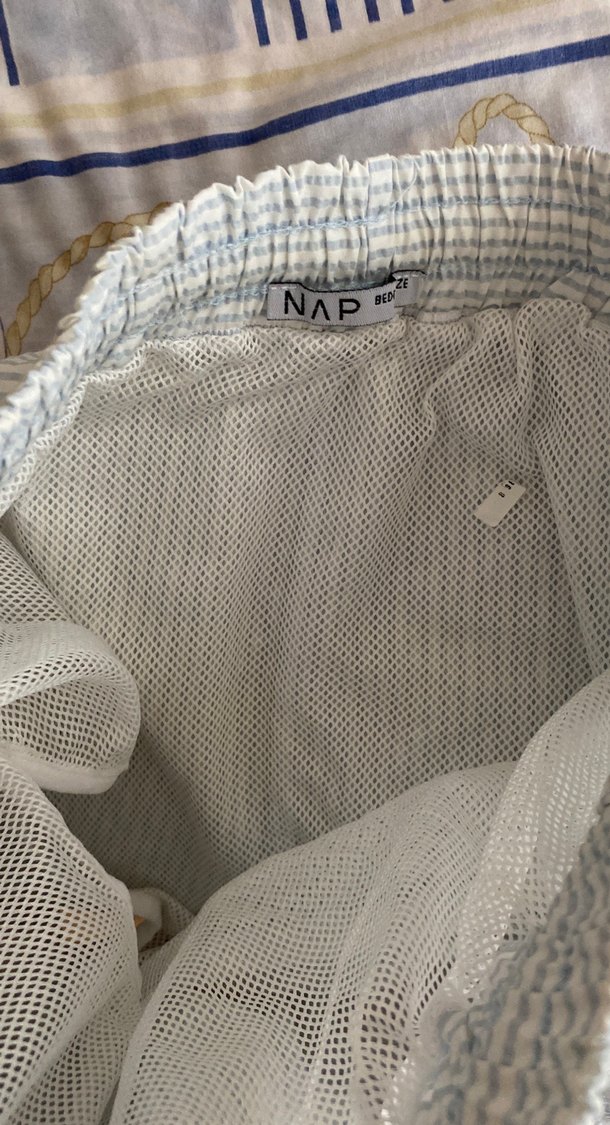 Kadın Beyaz Keten Pliseli Midi Şort - Görsel 4